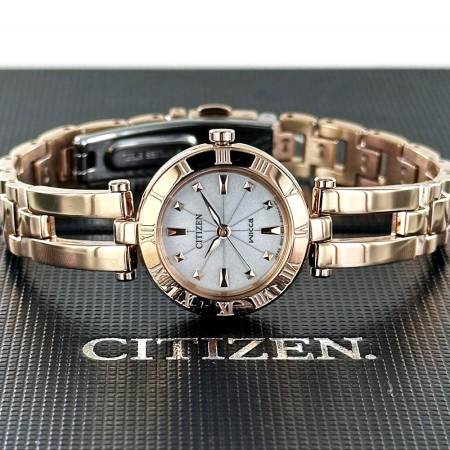 wicca（ウィッカ） シチズン ソーラー レディース 腕時計 手表