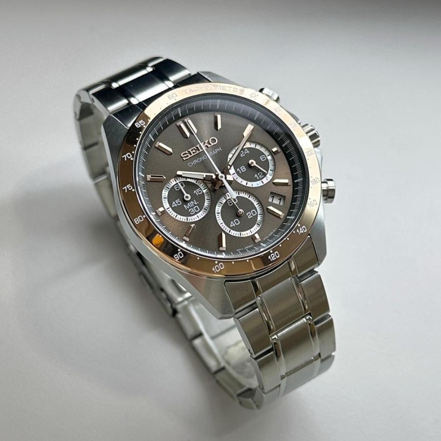 SEIKO SELECTION 国内正規品 セイコー 腕時計 手表 ブラウン シルバー