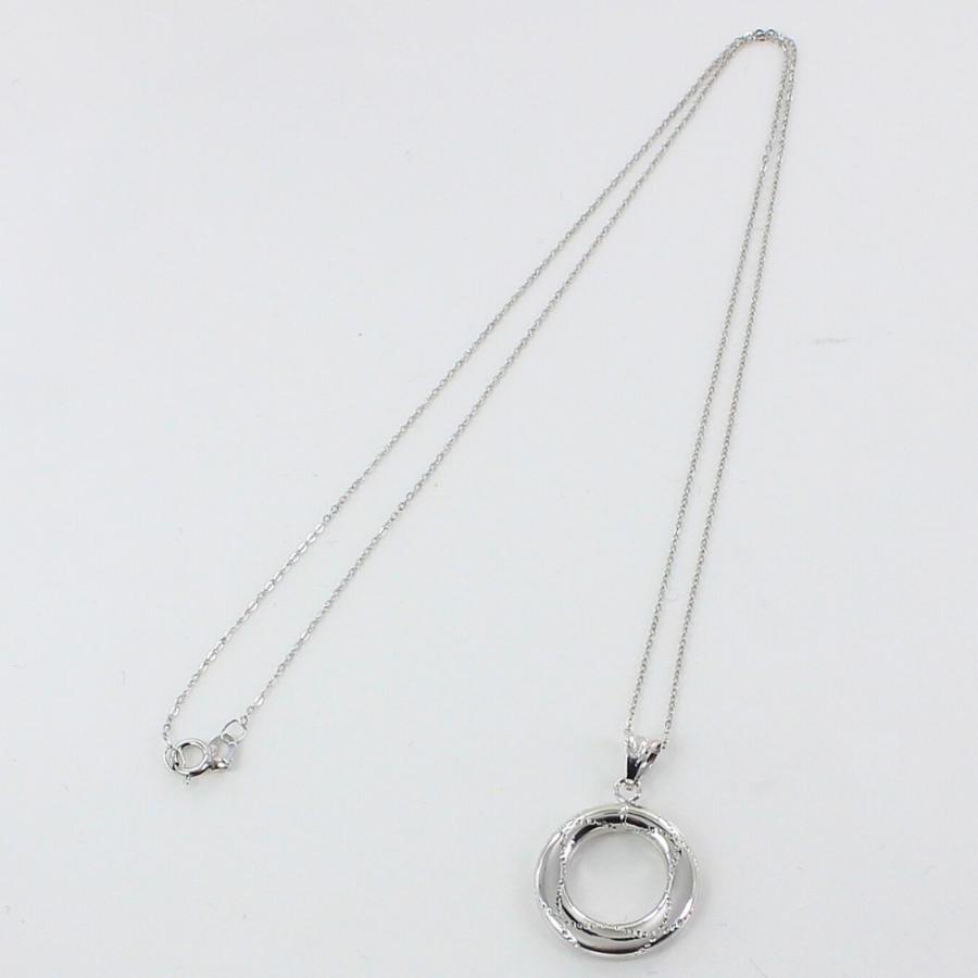 正規品 ウノアエレ ショッパー付き ネックレス ホワイトゴールド 18K 18金 女性 爆買 成人 卒業 入学_4