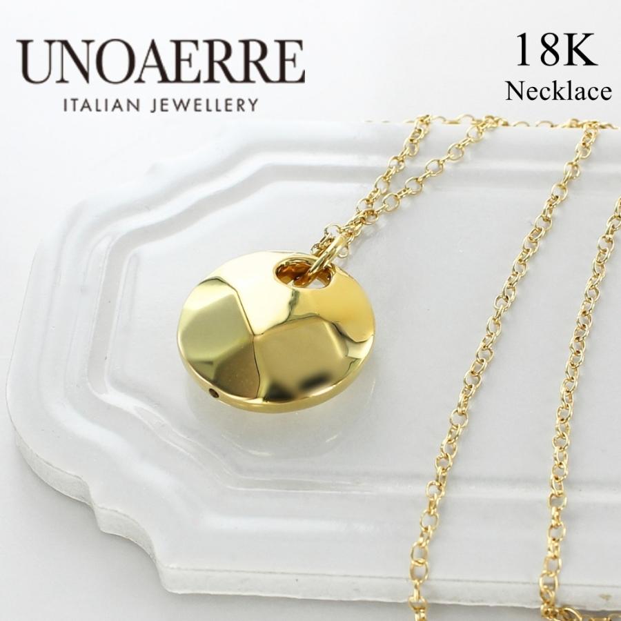 UNOAERRE（ウノアエレ） 正規品 雑誌掲載 K18 ネックレス レディース 
