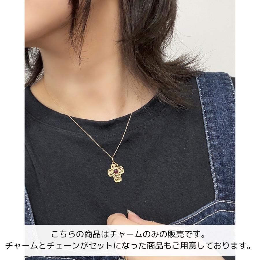 正規品 ウノアエレ K18 ペンダントトップ レディース 18金 ガーネット ゴールド ショッパー付き 爆買 成人 卒業 入学の画像