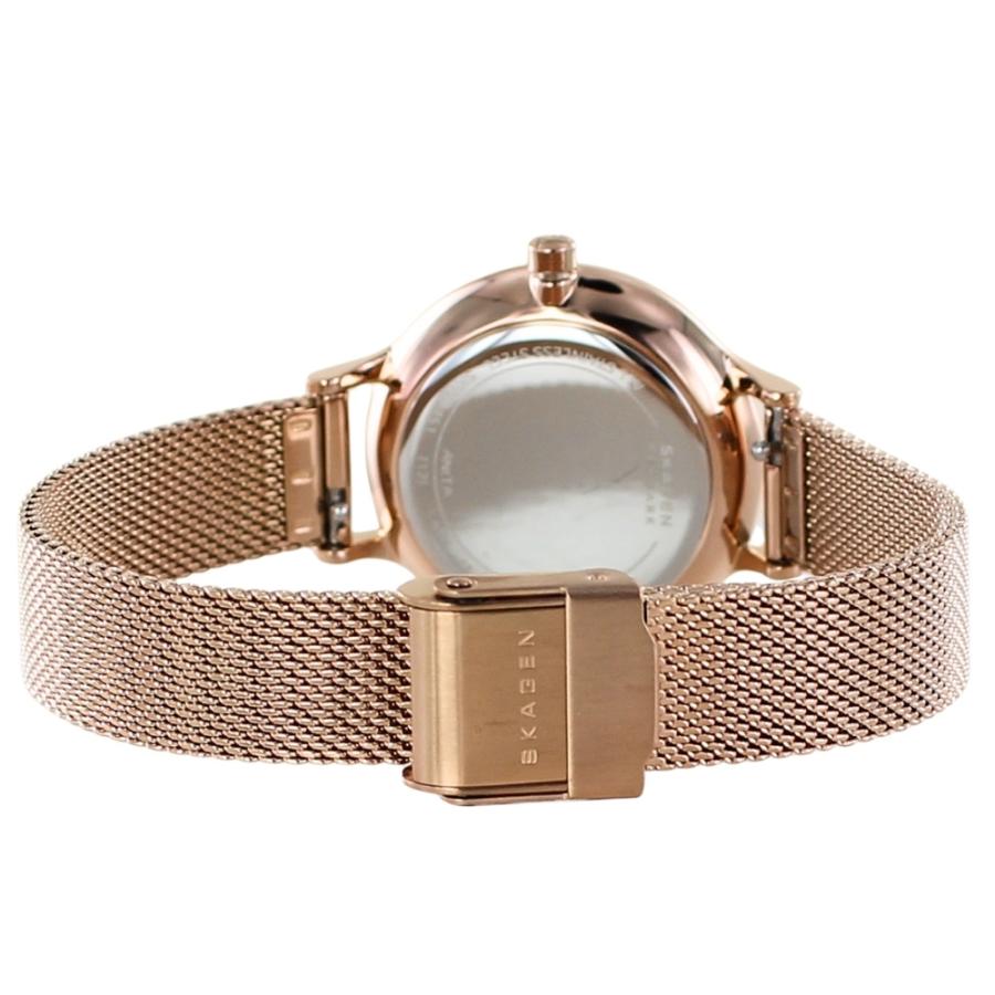 SKAGEN（スカーゲン） 腕時計 手表 レディース スワロフスキー ローズ