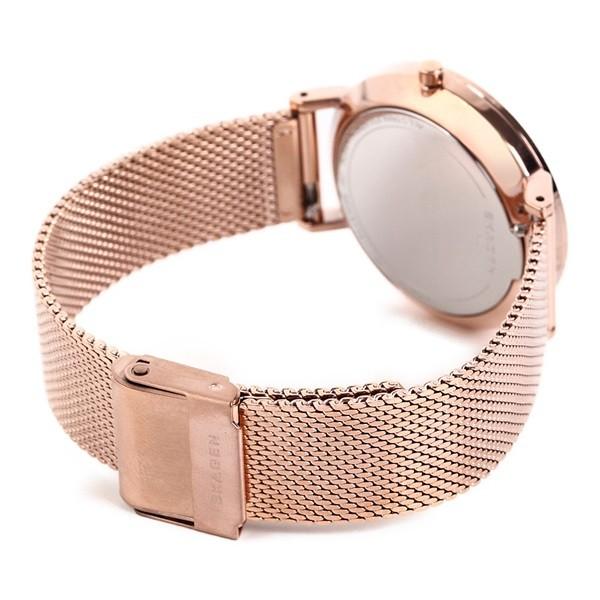 SKAGEN 腕時計 値下げ SKAGEN（スカーゲン） レディース ハルド シルバー文字盤 ローズ