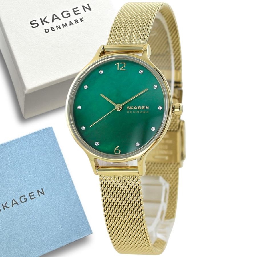 SKAGEN（スカーゲン） 腕時計 アニタ レディース ゴールド メッシュ