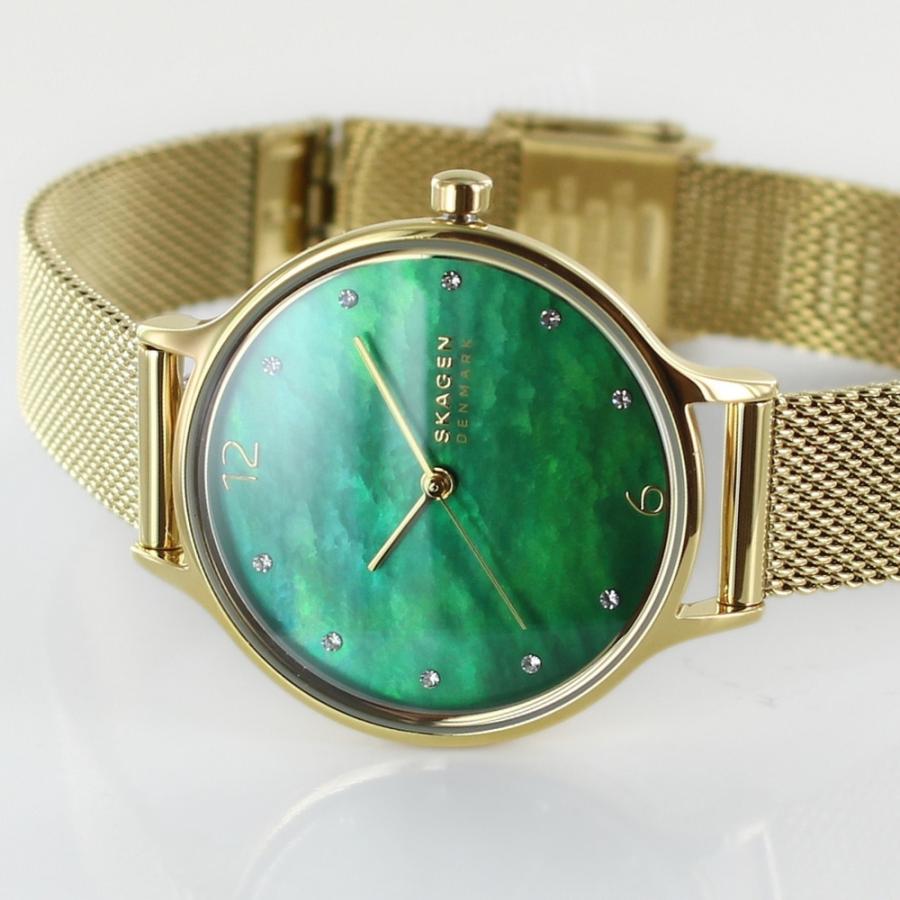 SKAGEN（スカーゲン） 腕時計 アニタ レディース ゴールド メッシュ 