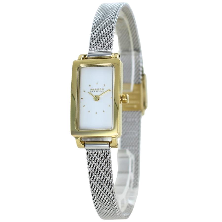 SKAGEN（スカーゲン） 腕時計 レディース シルバー メッシュ 薄型 