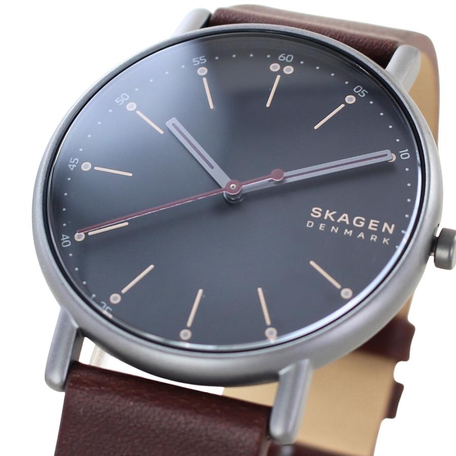 SKAGEN（スカーゲン） 腕時計 メンズ スリム 薄型 チェリーウッド