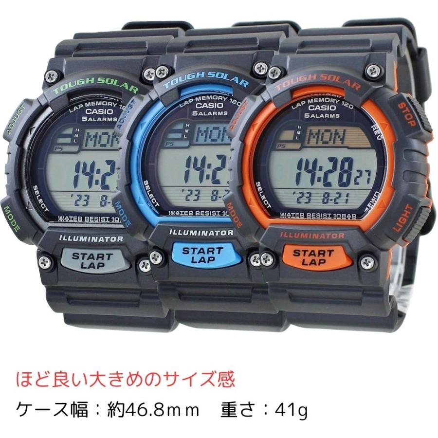 ソーラー ランニングウォッチ カシオ デジタル 電池交換不要 腕時計 手表 メンズ レディース 防水 アウトドア 誕生日 爆買 成人 卒業 入学の画像