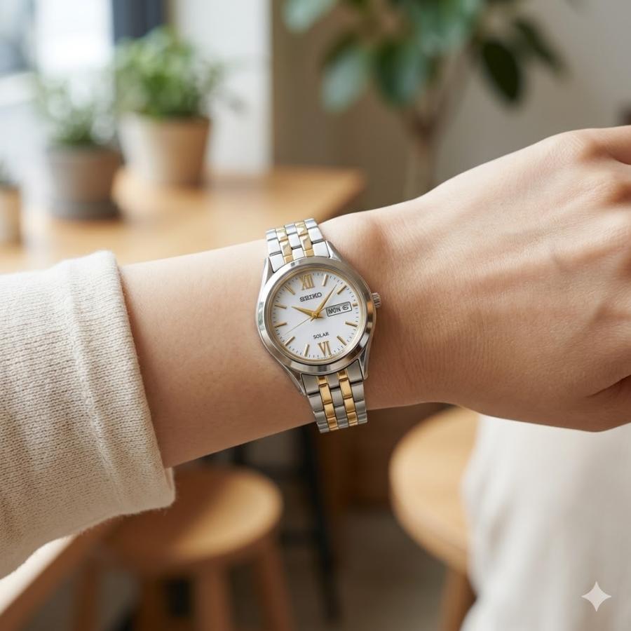 SEIKO（セイコー） セレクション レディース ソーラー 腕時計 電池交換