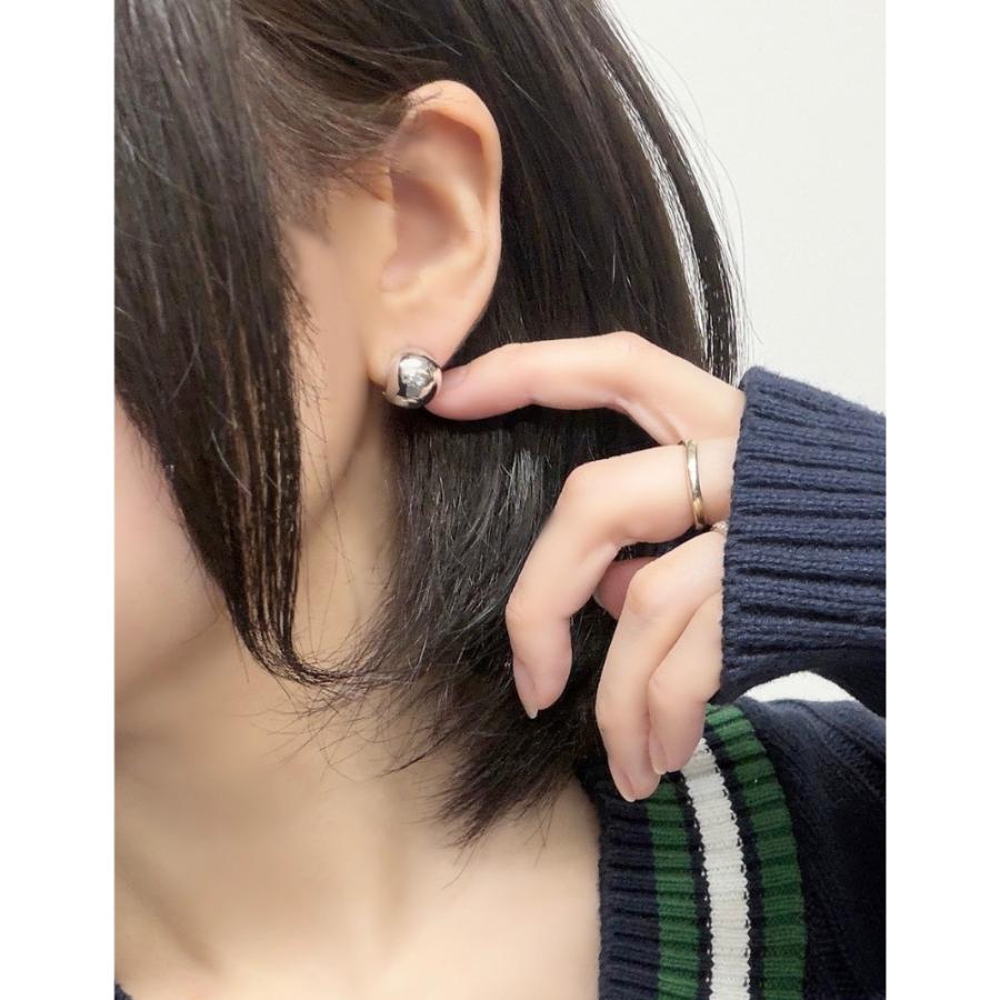 雑誌掲載 正規品 ウノアエレ ショッパー付き ピアス シルバー925 ボールピアス 爆買 成人 卒業 入学