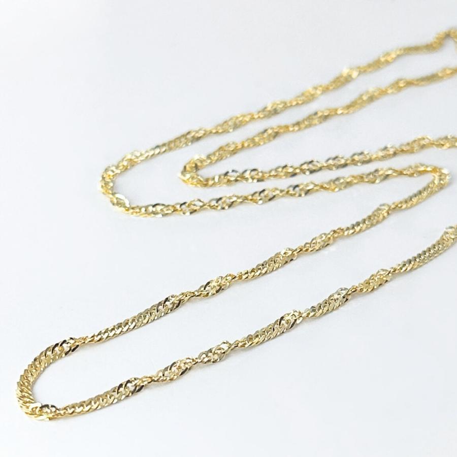 18金 チェーンネックレス K18 レディース ネックレス チェーン だけ 18K 45cm 上品 普段使い 女性 母 妻 誕生日 爆買 成人 卒業 入学 |  | 03
