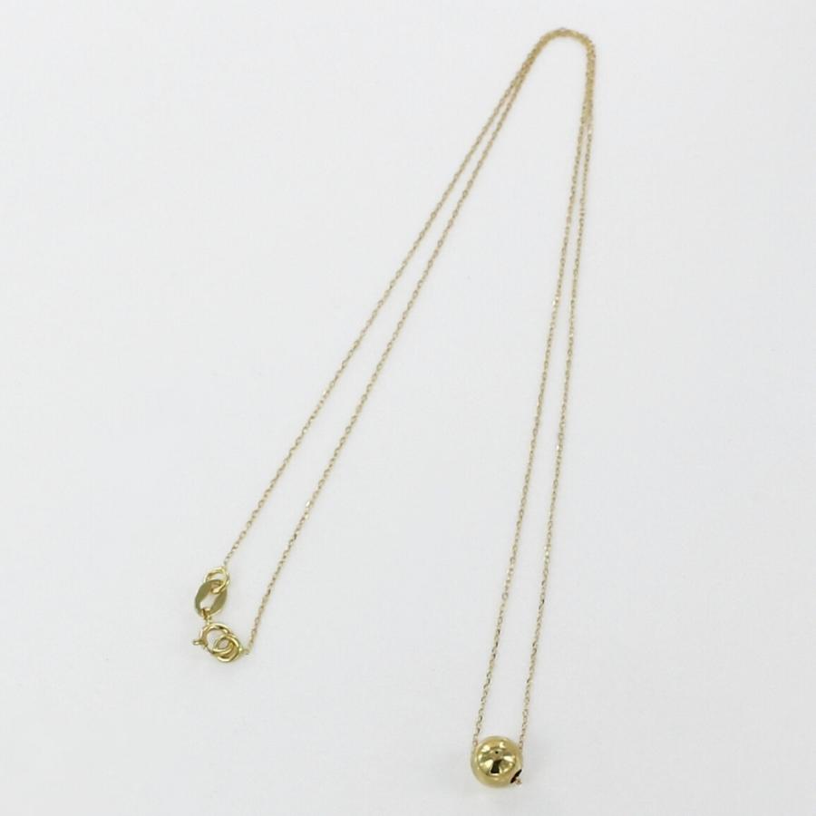 K18 18金 ネックレス ゴールド ボール レディース チェーンネックレス 華奢 軽量 ギフト 爆買 成人 卒業 入学 |  | 05