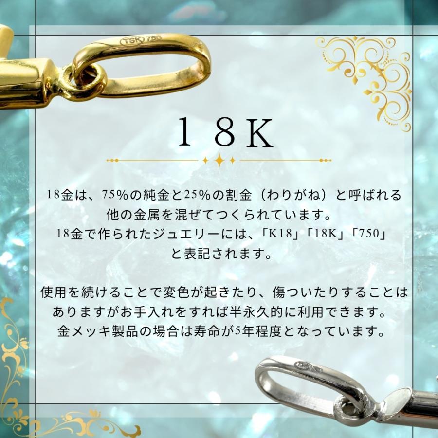 K18 18金 ゴールド ペンダントトップ ネックレスチャーム レディース