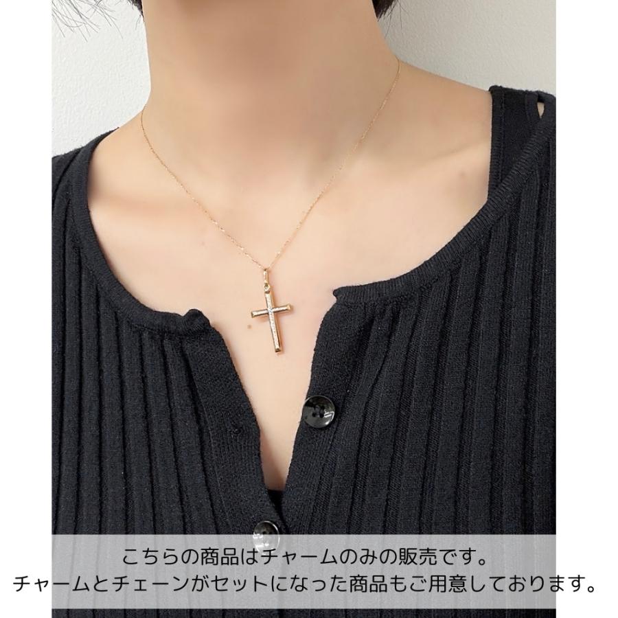 K18 クロス チャーム ペンダントトップ 18金 十字架 レディース メンズ 誕生日 ギフト 爆買 成人 卒業 入学 |  | 07