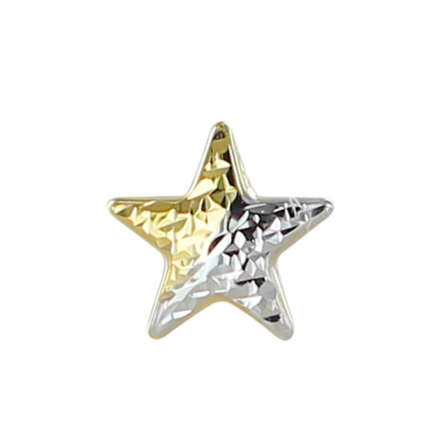 K18 18金 スターピアス 星 ピアス 片耳ピアス ゴールド レディース 
