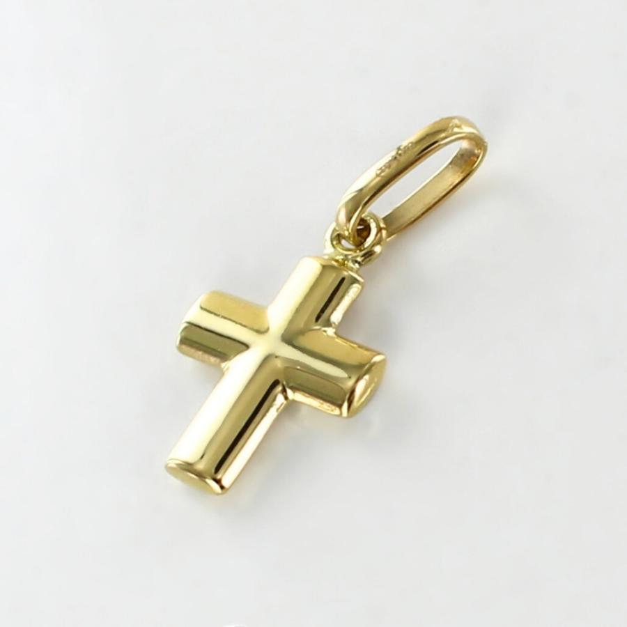 18金 ペンダントトップ ネックレス チャーム K18 18K クロス 十字架