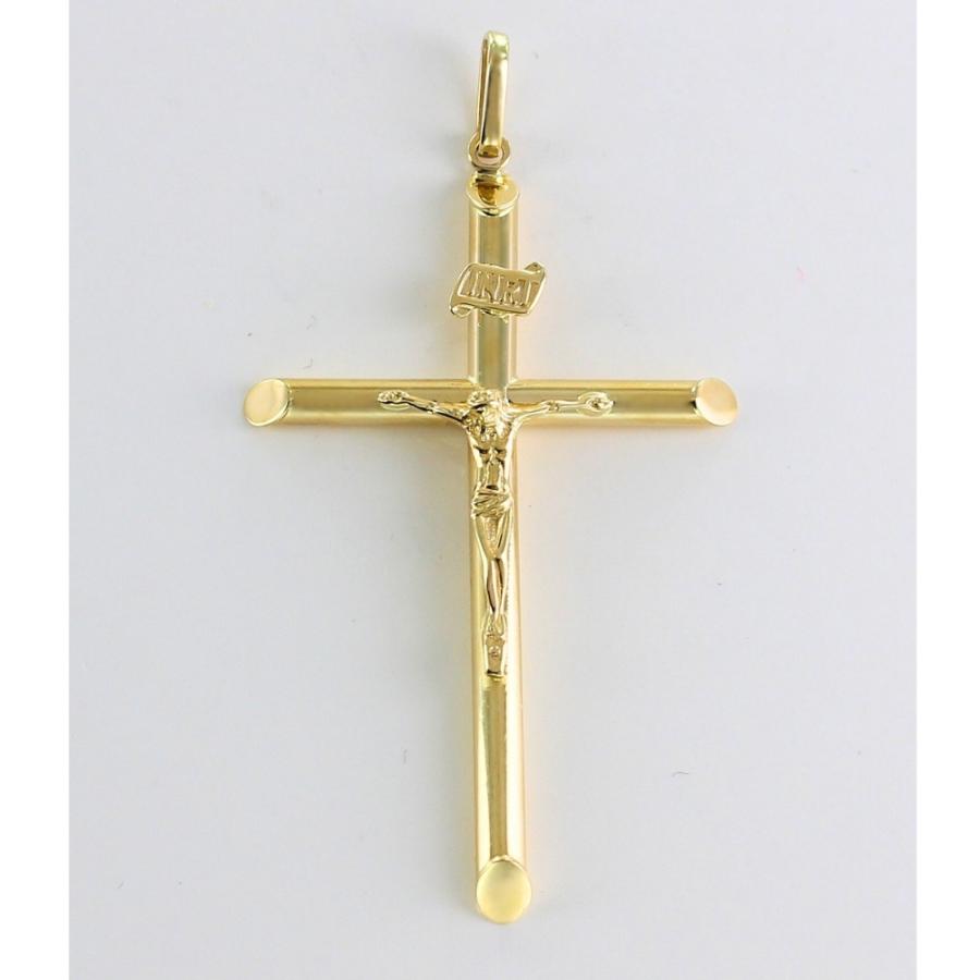 18金 ペンダントトップ ネックレス チャーム K18 18K クロス 十字架