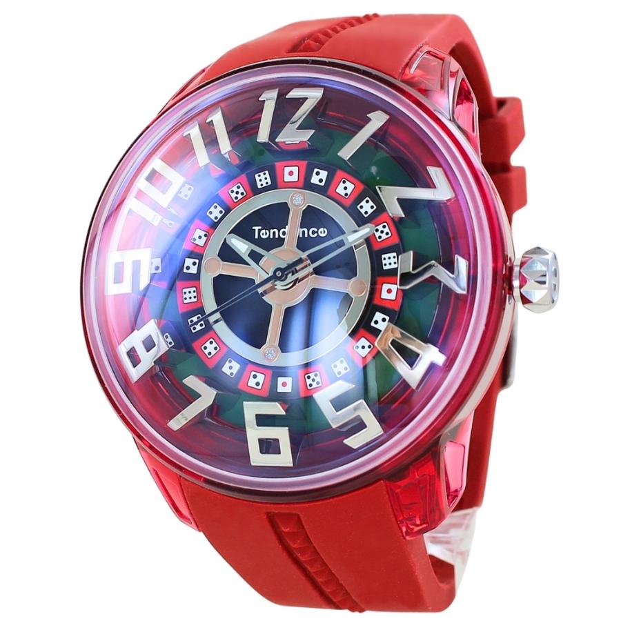 Tendence（テンデンス） 腕時計 メンズ サイコロ レッド 50mm ビッグ