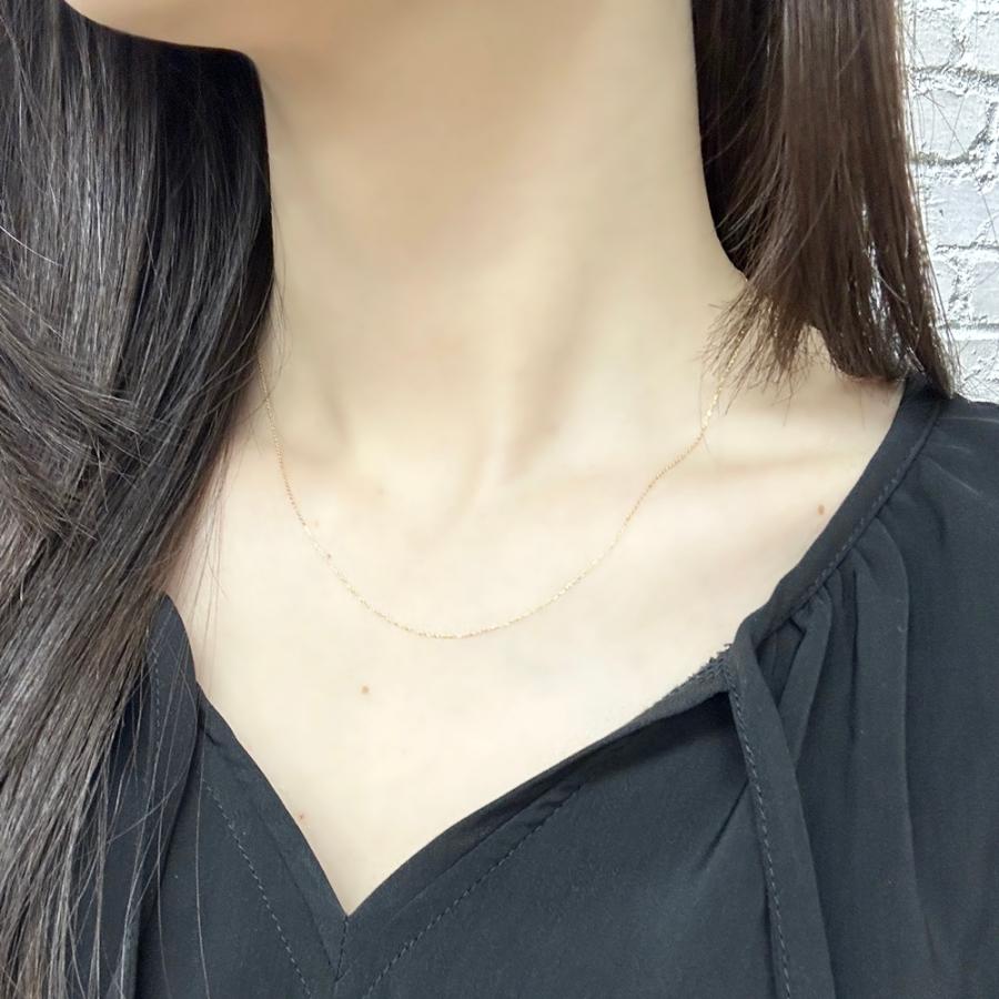 UNOAERRE（ウノアエレ） 18金 ゴールド 18K ネックレス チェーン 細い