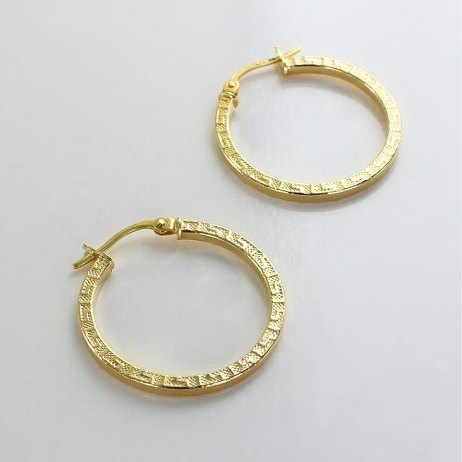 UNOAERRE（ウノアエレ） 18金 ピアス K18 18K レディース フープピアス