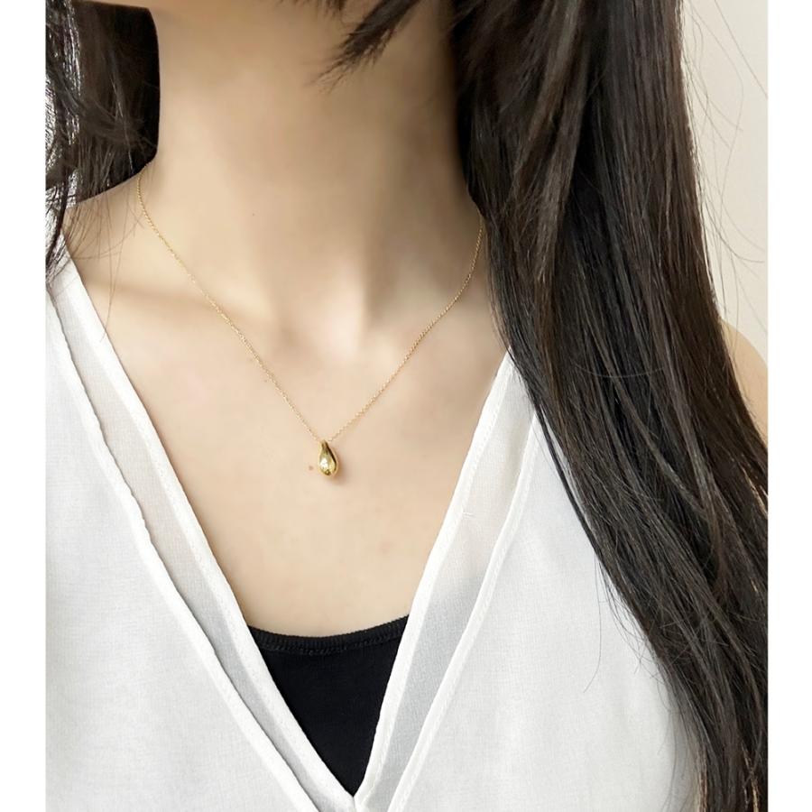 UNO AERRE K18 YG ダイヤ ネックレス 0.30 ティアドロップ UNO AERRE K18 YG ダイヤ ネックレス 0.30 ティアドロップ ウノアエレ