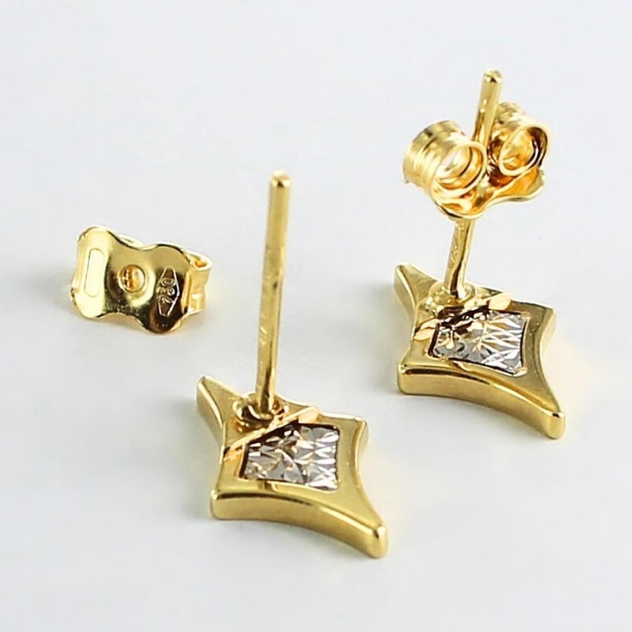 ウノアエレの可愛いピアス UNOAERRE/ウノアエレ K18 ノットデザイン ピアス 通販 - ディノス