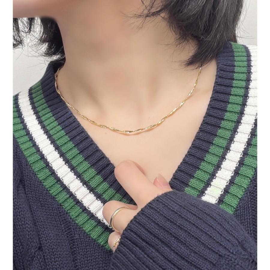 UNOAERRE（ウノアエレ） ネックレス K18 レディース ゴールド チェーン
