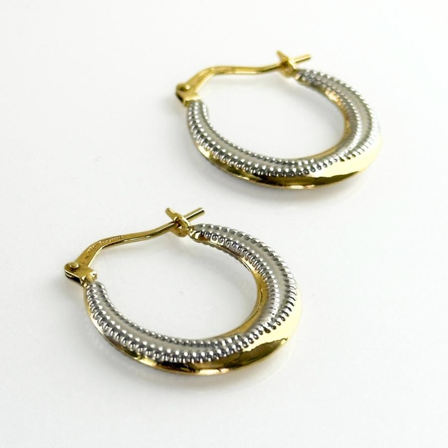 UNOAERRE ウノアエレ 18金 ピアス K18 18K フープピアス UNOAERRE ウノアエレ 18金 ピアス K18 18K フープピアス
