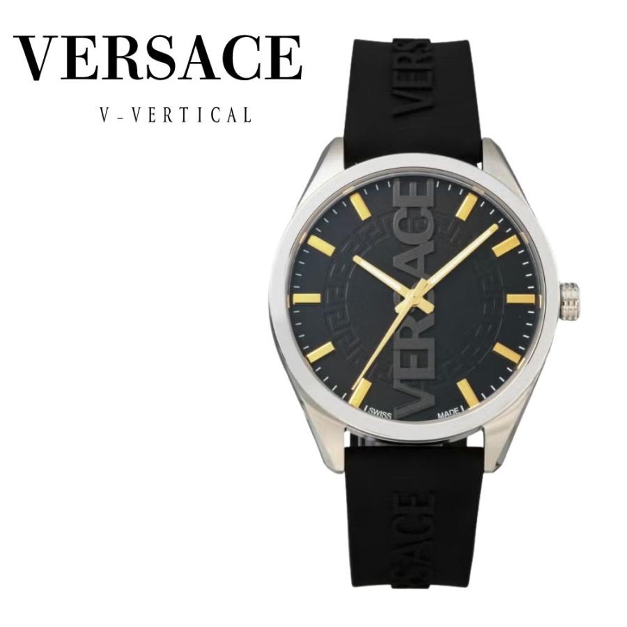 VERSACE（ヴェルサーチェ） 腕時計 メンズ ブラック シルバー ゴールド