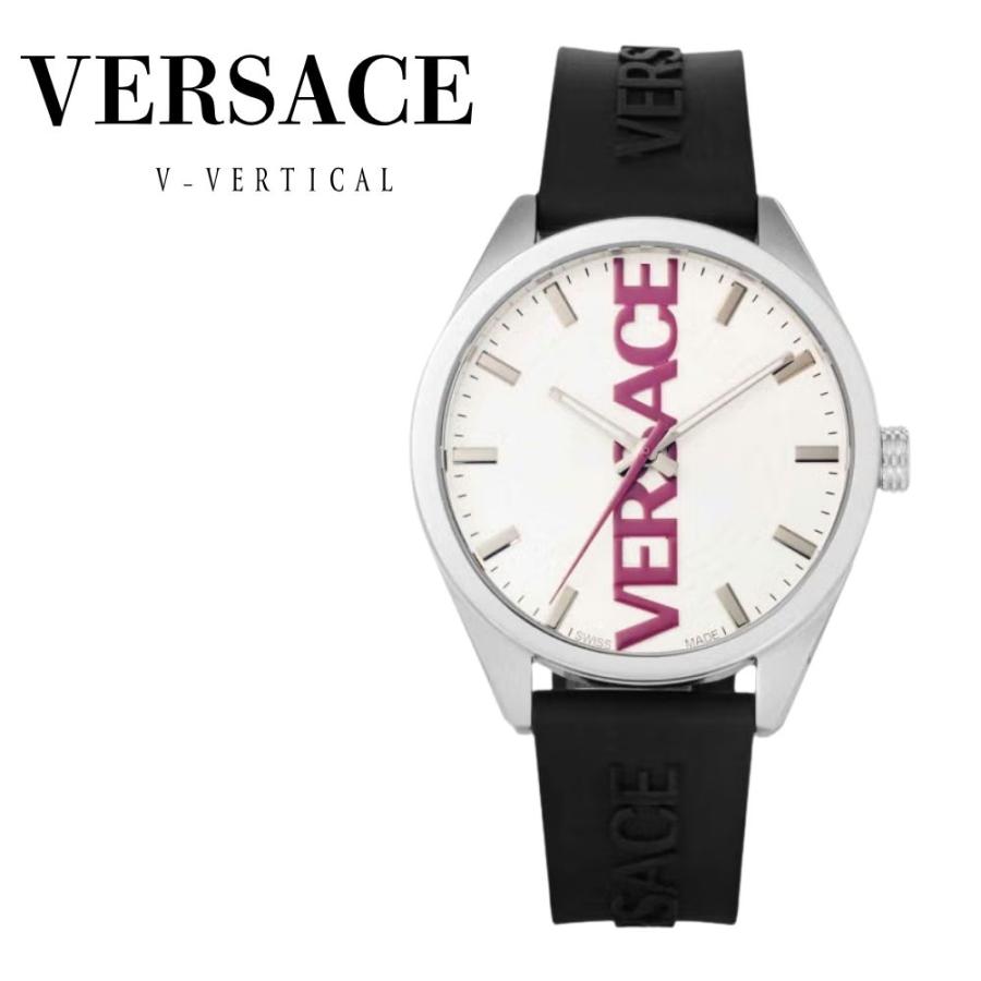 VERSACE（ヴェルサーチェ） 腕時計 メンズ ホワイト シルバー ブラック