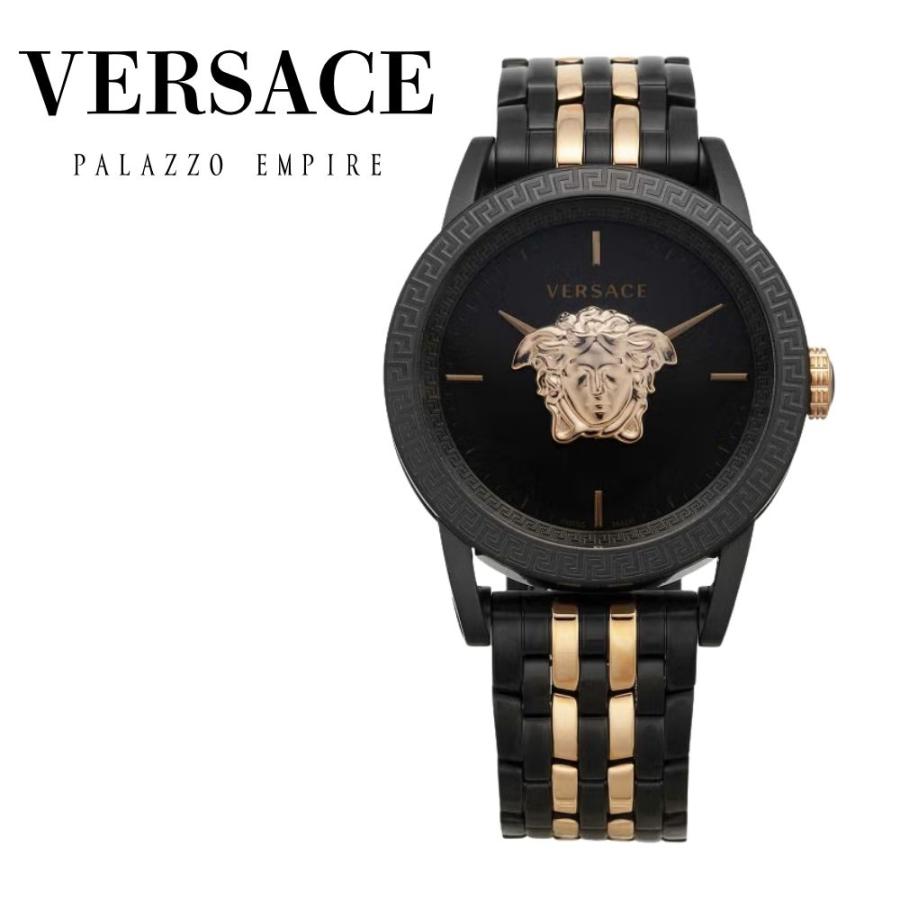 VERSACE（ヴェルサーチェ） 腕時計 メンズ ブラック ピンクゴールド