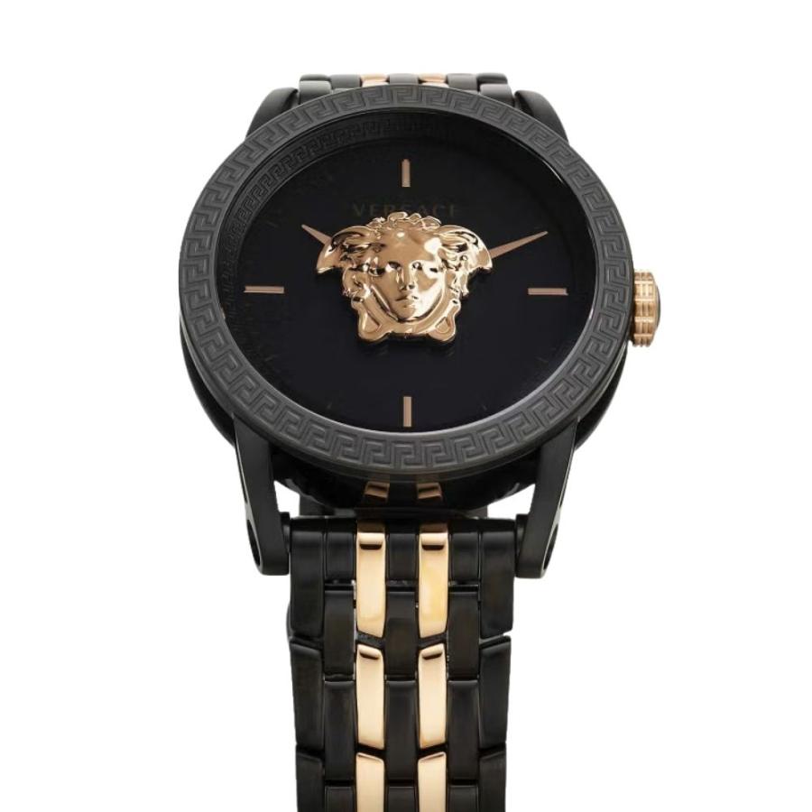 VERSACE（ヴェルサーチェ） 腕時計 メンズ ブラック ピンクゴールド
