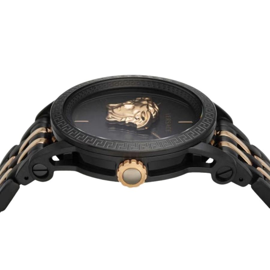 VERSACE（ヴェルサーチェ） 腕時計 メンズ ブラック ピンクゴールド