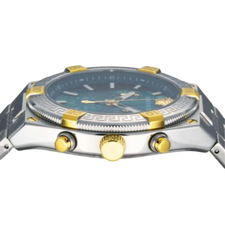 VERSACE（ヴェルサーチェ） 腕時計 メンズ グリーン シルバー ゴールド