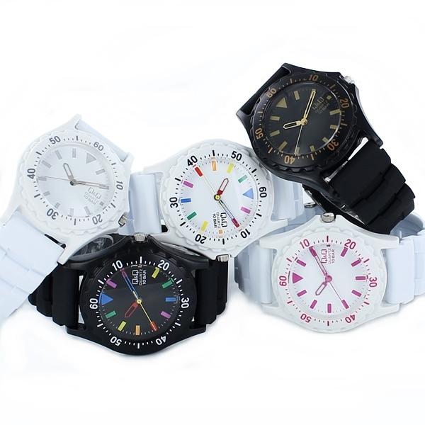 値頃 コスパ 超軽量 選べる10カラー 家族 友達 お揃い 国内正規品 シチズン Qamp Q 腕時計 メンズ レディース キッズ シニア アナログ 10気圧防水 カラーウォッチ