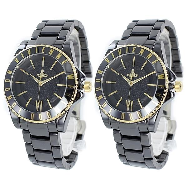 ヴィヴィアン ウエストウッド ペアウォッチ セラミック VV048GDBKVV048GDBK 腕時計 クリスマス プレゼント バレンタイン