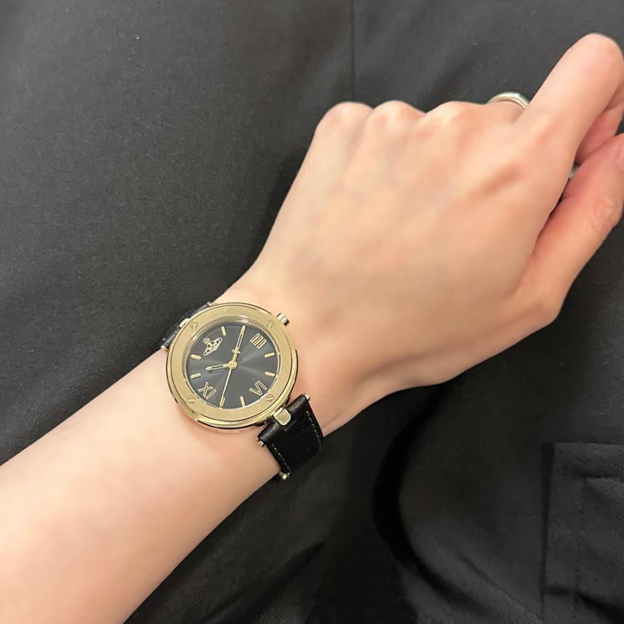 [タグ付き未使用]Vivienne Westwood 腕時計 黒 Vivienne Westwood（ヴィヴィアンウエストウッド） ヴィヴィアン