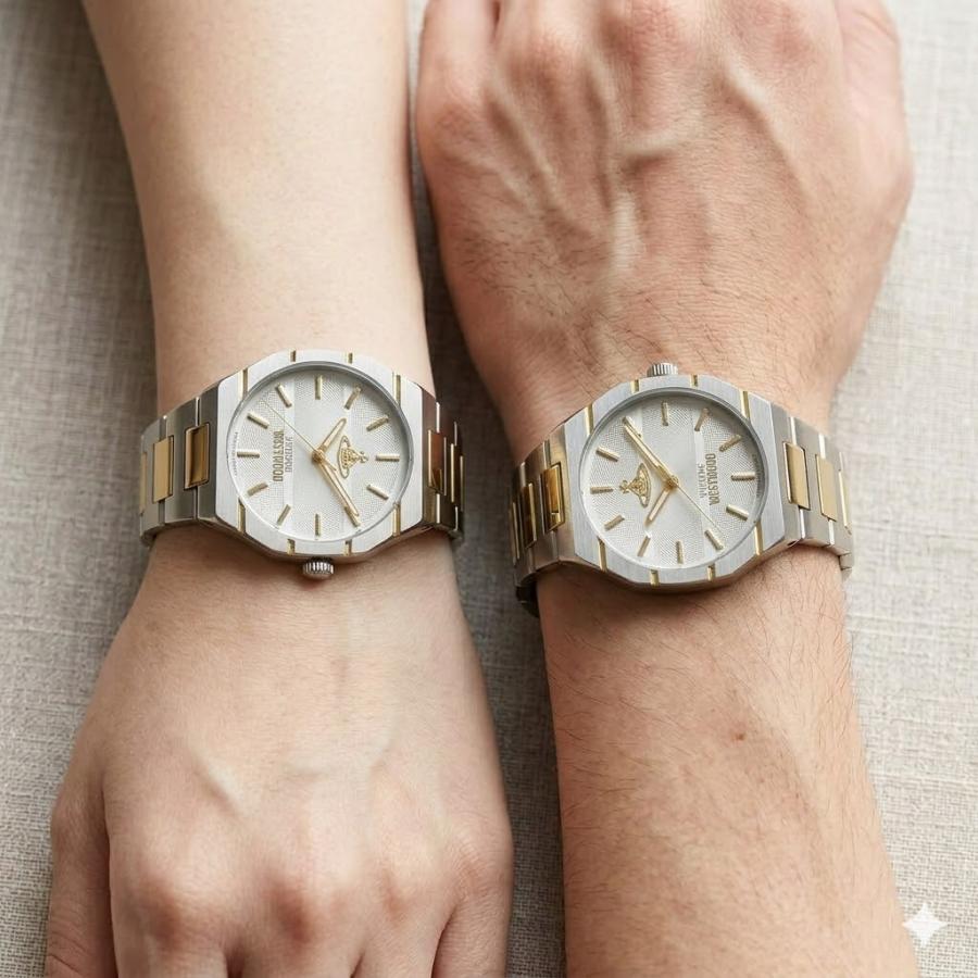 ヴィヴィアンウエストウッド ペアウォッチ 腕時計 メンズ レディース ユニセックス 37mm 爆買 成人 卒業 入学の画像