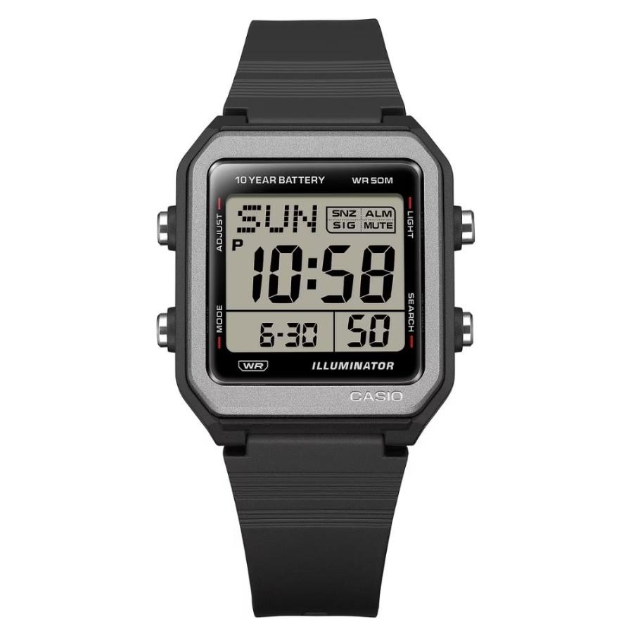 CASIO（カシオ） 腕時計 メンズ 10年電池 大画面 デジタル ブラック