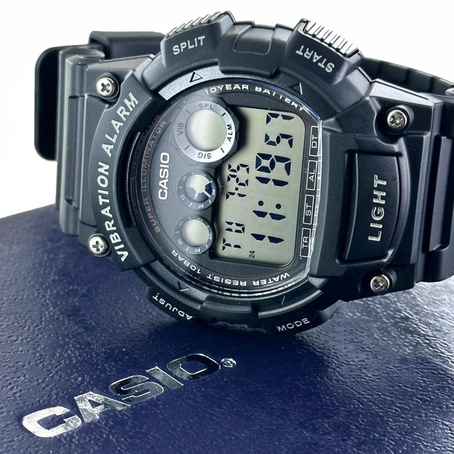 カシオ 腕時計 メンズ バイブ機能 振動通知 デジタル スポーツ レフリー 審判用 仕事 防水 爆買 成人 卒業 入学の画像