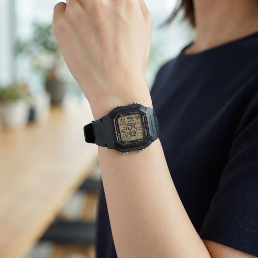CASIO（カシオ） 腕時計 メンズ レディース デジタル 100m防水 チープ