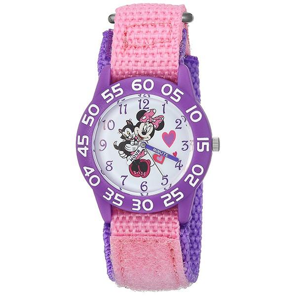 ディズニー キッズ 腕時計 子供用 脱着簡単 マジックテープ 女の子