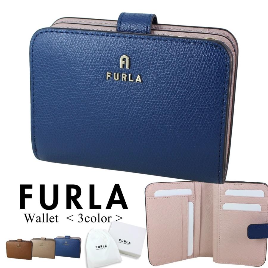 FURLA（フルラ） 二つ折り財布 CAMELIA レディース 本革 レザー スリム