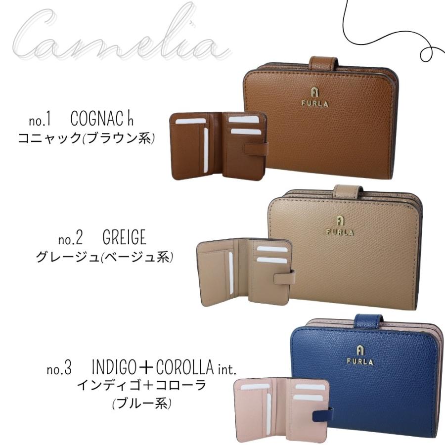 FURLA（フルラ） 二つ折り財布 CAMELIA レディース 本革 レザー スリム