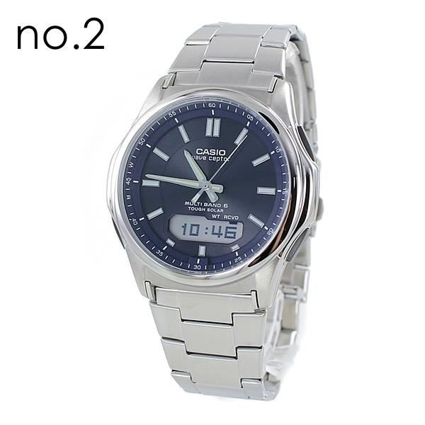 カシオ腕時計　WVA-M630D-2AJF 電波ソーラー未使用に近い美品 CASIO（カシオ） 国内正規品 メンズ 腕時計 電波ソーラー アナデジ