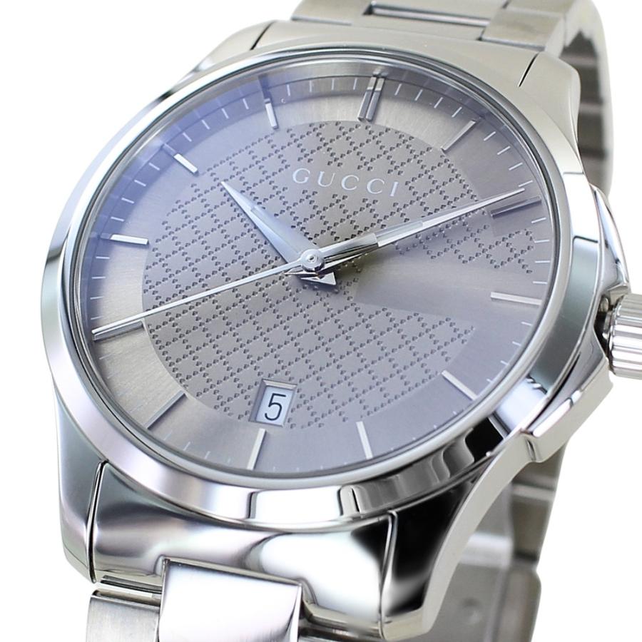 GUCCI（グッチ） 腕時計 メンズ Gタイムレス 38mm ブラウン シルバー