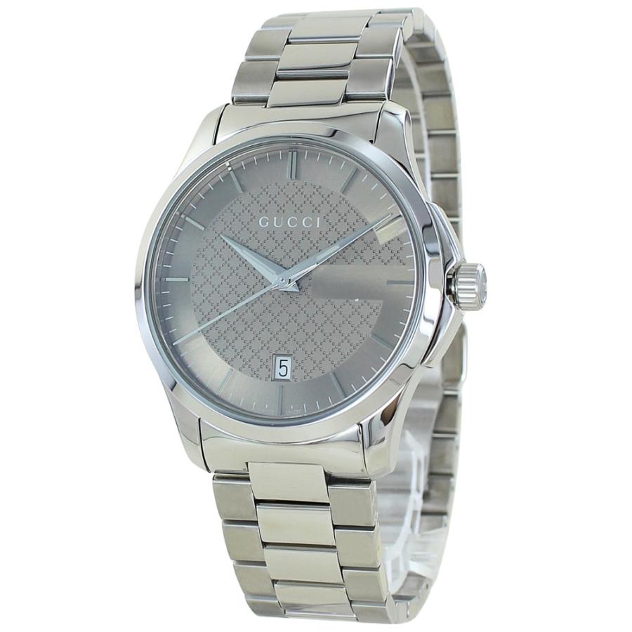GUCCI（グッチ） 腕時計 メンズ Gタイムレス 38mm ブラウン シルバー