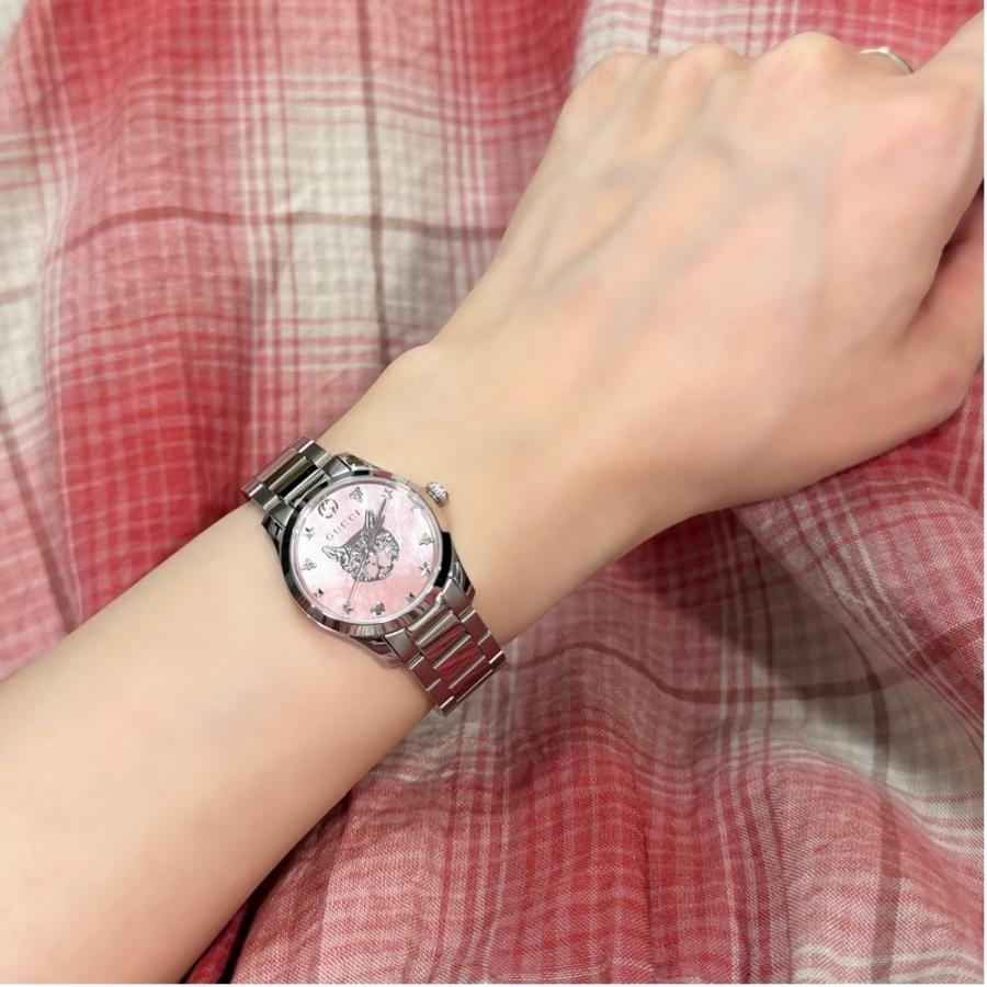 GUCCI（グッチ） 腕時計 レディース Gタイムレス 猫 キャット 猫