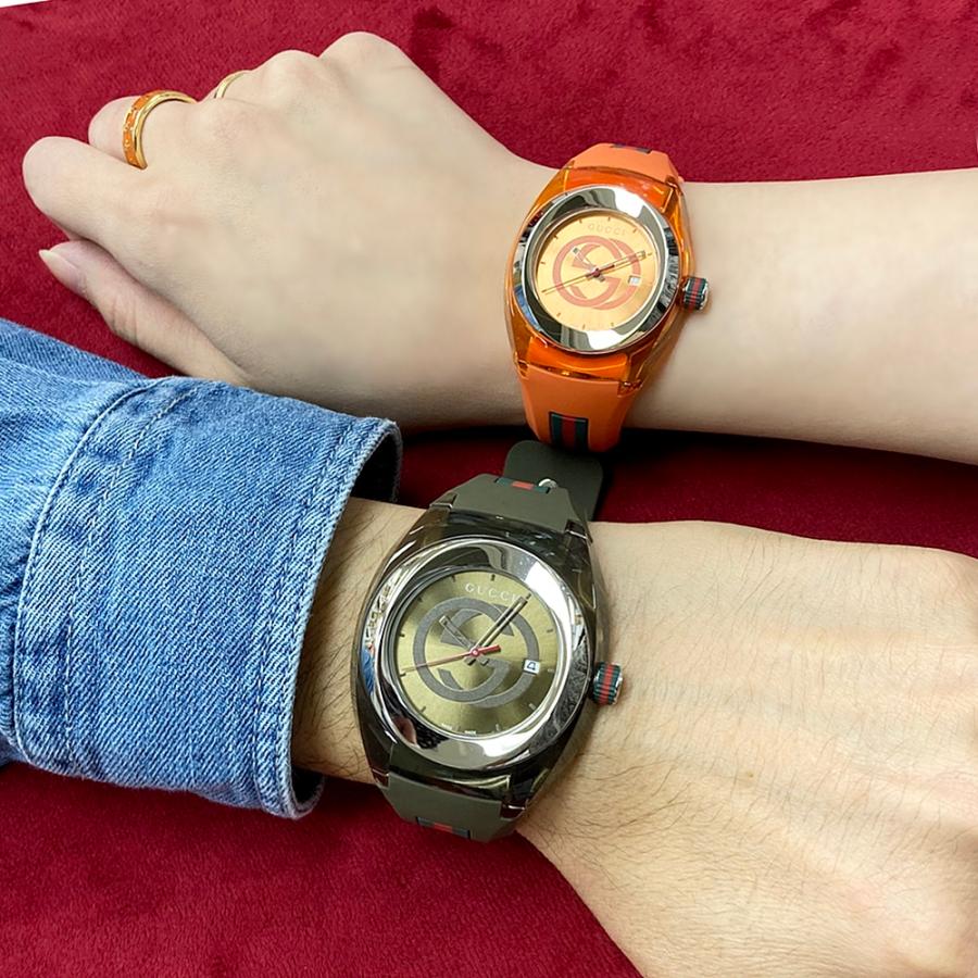 腕時計ノップルペアウォッチ　グッチ　腕時計　チョコ以外　記念日　プレゼント　レディース　バレンタイン　メンズ　SYNC　2023