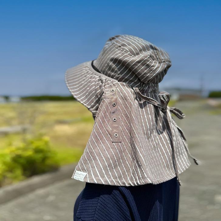 農作業 帽子 のらスタイル 農園帽子 UVカット 虫よけ しまえる 農作業 帽子 のらスタイル 農園帽子 UVカット 虫よけ しまえる